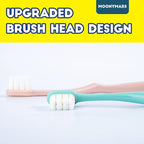 Dog Toothbrush Kit 2 Pack, Ultra Soft Pet Tooth Brush for Medium to Large Dogs & Cats, Animal Teeth Brushing Kit for Easy Dental Cleaning, 2 Pcs, Green