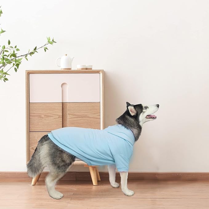 BINGPET Dog Hoodies - Fleece Lined Fall Dog Puppy Sweatshirt Soft Warm Sweater Winter Hooded Clothes for Small Medium Large Dogs & Cats