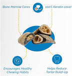 123 Treats Goat Horns for Dogs Chews 9-11 inches (2 Count - Large) 100% Natural Long Lasting chew for Dogs