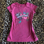 Gothic Tees for Women Y2K Grunge Graphic Short Sleeve Crew Neck T-Shirts 90s Vintage Aesthetic Emo Clothes