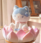 Cat Mattress Flower Cat Sofa Bed Cute and Comfortable Cat Nest Cushion Thickened Non-Slip Three-Dimensional Pet Bed Multifunctional Cushion Indoor Cushion（L