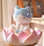 Cat Mattress Flower Cat Sofa Bed Cute and Comfortable Cat Nest Cushion Thickened Non-Slip Three-Dimensional Pet Bed Multifunctional Cushion Indoor Cushion (S)