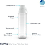 Tervis Venture Lite Cat Sayings Made in USA Double Walled Insulated Tumbler Travel Cup Keeps Drinks Cold & Hot, 24oz Water Bottle, Classic