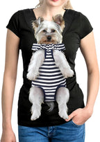 YUDODO Pet Dog Carrier Backpack Adjustable Dog Front Carrier, Legs Out Easy-Fit Dog Travel Backpack Carrier for Hiking Camping for Small Medium Dogs Cats and Rabbits