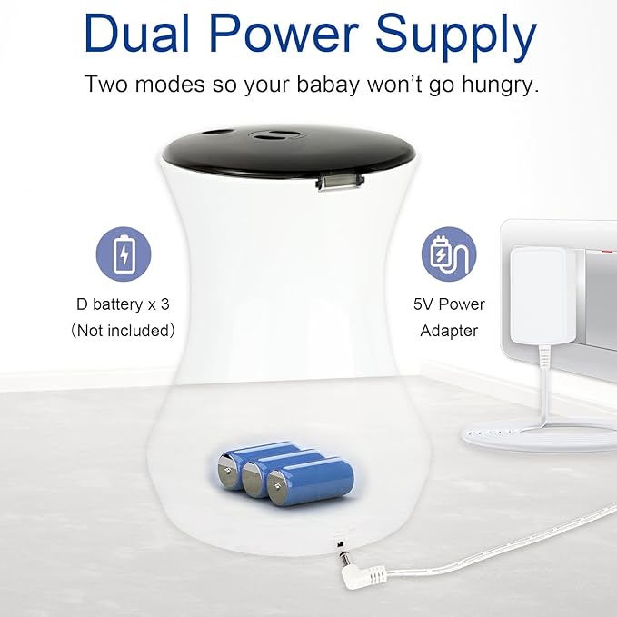 Automatic Cat Food Dispenser, 3.2L Automatic Timed Cat Feeders for Dry Food, Up to 20 Portions 4 Meals Per Day, Pet Feeder for Cats/Dogs