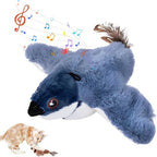 2026 New Interactive Chirping Bird Cat Toy, Flying Bird Cat Toy Stimulating Play for Bored Indoor Kittens Cats (Color-C)