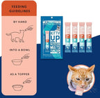 Lickable Cat Treats -Real Tuna Multivitamin Puree with Lysine & Taurine for Indoor Cats | Grain-Free, Squeeze Tube (50 Pack)