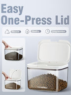 12lbs/200OZ/10.6qt Airtight Dog food storage container with lids,Dog Treat Container With Measuring cup,Dry Pet Food storage bin for Dogs,Cats,and Birds 11L