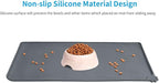 AUDWUD Silicone Waterproof Pet Feeding Mats,Anti Slip Bowl Pad,Dog Mat for Food and Water