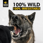 Venison Jerky Training Treats for Dogs – Elk & Deer Meat Protein Dog Treat High-Value Reward – All-Natural, No Fillers, Grain-Free, No Preservatives – 8 oz (2 Pack)