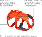 Ruffwear, Web Master, Multi-Use Support Dog Harness, Hiking and Trail Running, Service and Working, Everyday Wear, Blaze Orange, X-Small