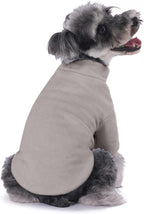 Dog Sweater, 3 Pack Dog Sweaters for Small Dogs Girl Boy, Ultra Soft Warm Puppy Clothes Dog Coat for Winter (Gray+Azure+Navy, X-Large)