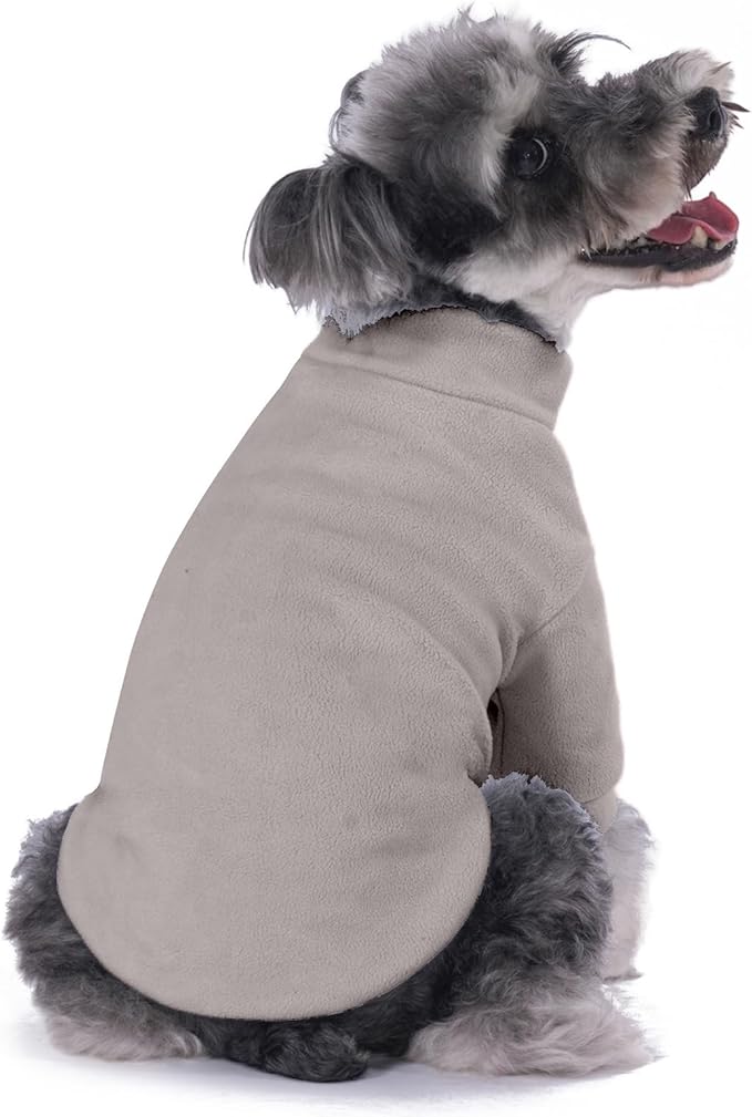 Dog Sweater, 3 Pack Dog Sweaters for Small Dogs Girl Boy, Ultra Soft Warm Puppy Clothes Dog Coat for Winter (Gray+Azure+Navy, X-Small)