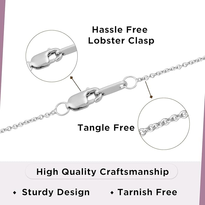 Jewelili Sterling Silver or Yellow Gold Plated Sterling Silver Dog Paw Pendant Necklace for Women | Treated Black or Natural White Round Diamonds | 18" Rolo Chain | Luxury Jewelry Gift for Her | Gift Box Included