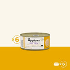 Applaws Natural Wet Kitten Food, Limited Ingredient, Grain-Free, Protein with No Artificial Additives, Chicken Breast in Broth (6 x 2.47oz Cans)