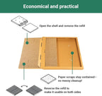 Cat Scratching Pad Board, Refillable and Combinable Corrugated Cat Scratchers for Indoor Cats, Double-Sided and Recyclable Cardboard (1Refill+1Pack)