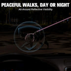 BEAUTYZOO Cat Harness, Escape Proof Cat Leash and Harness Set for Walking, Soft Breathable Vest Harness with Neck Adjustable, Reflective Easy-Control Kitten Harness for Cats,Alpaca-Pink S