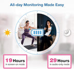 VTech VM923-2 Baby Monitor, 2.8”Screen, 1000ft Range, Pan-Tilt-Zoom, Night Vision, 2-Way Audio, Temperature Sensor, Lullabies, Secured Transmission No WiFi