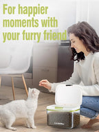 3lbs/50OZ/2.6qt Airtight Dog food storage container with lids,Dog Treat Container With Measuring cup,Dry Pet Food storage bin for Dogs,Cats,and Birds 2.8L