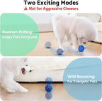 seagi Interactive Dog Toys – Durable Automatic Bouncing & Vibrating Interactive Dog Ball for Smart Play, Motion-Activated Moving Dog Toy for Small/Medium/Large Dogs,USB Rechargeable (Orange)