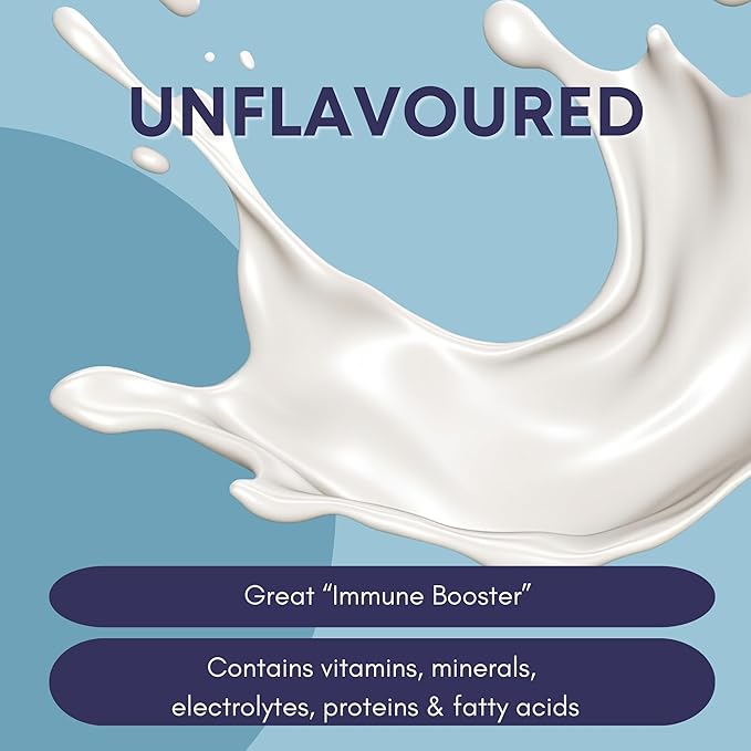 Pets Gone Wild Goat Milk Powder, Non-GMO, Picky Eater Friendly, Liquid Gold High Protein Supplement for Gut Health, Immunity & Hydration Ideal as Milk or Food Topper, Made in Canada