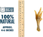 Big Lu – Nail-Free Chicken Feet Dog Chews, 100% Natural Single-Ingredient Treats, Rawhide-Free, Long-Lasting, Rich in Glucosamine and Chondroitin for Joint Health (30 Count)