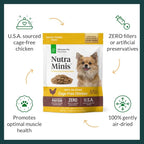 ULTIMATE PET NUTRITION Nutra Minis Dog Air-Dried Training Treats (5 oz) (Chicken)