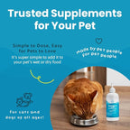 Wild-Caught Omega 3 Fish Oil for Dogs & Cats, Liquid EPA DHA Supplement for Skin, Coat, Joints & Heart, Low-Odor Omega 3 Drops for Small Dog Breeds & Cats with Itchy Skin, 16 oz