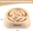 Slow Feeder Dog Bowls for Healthy Eating, Non-Slip and Anti-Choking Design, Reduces Bloating & Overeating for Large Dogs, Easy to Clean