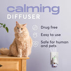 Cat Calming Diffuser Refills – Long-Lasting 30-Day Formula with Pheromones for Stress Relief, Relaxation, and Anxiety Reduction in Cats Easy to Use – (3 Refills)