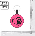 Myluckytag QR Code Silicone Dog & Cat ID Tag - Quiet, Durable, Engraved, Digital Pet Location Alert Email Tag for Dogs and Cats