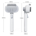 2-in-1 Pet Deshedding Brush Cat Dematting Comb for Indoor Cats and Dogs Comb for Shedding Long & Short Hair Gentle Massage Grooming Tool Easy to Remove Loose Undercoat,Matted Fur & Tangles