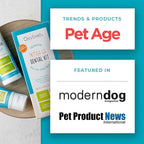 Oxyfresh Premium Pet Dental Kit for Dogs & Cats – Easy Solution for Fresh Breath, Clean Teeth, Control Plaque & Tartar – Vet Formulated Pet Toothpaste 1oz + Water Additive 3oz + 3 LG Brushes Kit