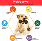 Dog Chew Toys for Aggressive Chewers,Food Grade Non-Toxic Dental Pet Toy,Tough Durable Indestructible Dog Toys for Medium Large Dogs.Black.