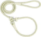 Lynxking Dog Leash Slip Lead Reflective Breathable Rope Comfortable Strong No Pull Slip On Pet Training Lead for Dogs