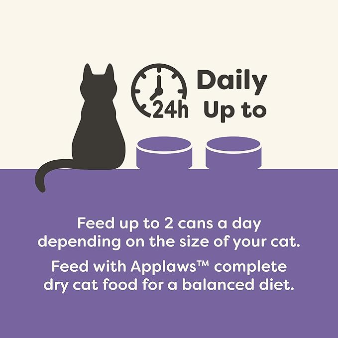 Applaws Natural Wet Cat Food in Gravy, Limited Ingredient, Grain-Free, No Artificial Cat Food Cups, Fish Selection in Gravy (8x 2.12 oz Cups)