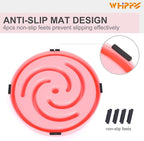 Whippy Slow Feeder Maze Bowl - Anti-Slip, No Choking, Interactive, Bloat Stop - Medium, Pink