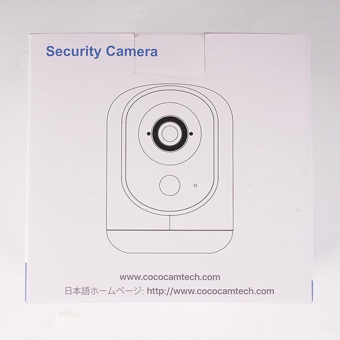 COCOCAM 2K Indoor Pan/Tilt Security Camera with 5200mAh Battery, WiFi Camera,Wireless for Baby Monitor/Pet/Home Security, AI Recognition, PIR Human Detection, 2.4G WiFi (White)