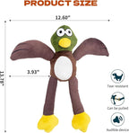 Duck Dog Toys, Squeaky Plush Dog Toy for Small, Medium, and Large Breed Dogs, Interactive Dog Chew Toys with Soft Fabric, and Puppy Toys to Keep Them Busy