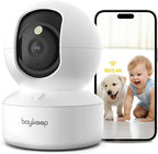 BoyKeep Indoor Camera - 2K Pet Camera, 5G/2.4GHz WiFi Cam for Baby Monitor with Phone App, 360° Pan & Tilt, 2-Way Audio, Color Night Vision, New for 2025 with 12s Free Cloud Storage