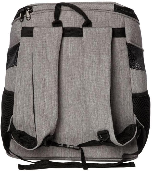 Fat Cat Backpack Carrier - Airline Approved Cat Carrier with Space Capsule Bubble for for Small Cats, Kitten - Premium Grey Heather Cat Carrier Backpack for Outdoor, Travel, Hiking, Pet Supplies