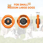 Dog Toys for Aggressive Chewers Large Medium Small Breed Indestructible Durable Tough Squeaky Dog Chew Toys to Keep Them Busy Nylon Rubber Interactive Dog Toys