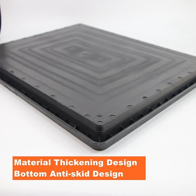 35"X22.6" Dog Grass Pad with Tray - Indoor/Outdoor Artificial Turf Potty Training Mat for Large Dogs, Portable Dog Litter Box for Balcony/Patio, Washable Reusable Pee Pad and Fake Grass for Dogs