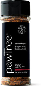 pawTree Healthy Food Toppers for Dogs & Cats - Appetite Booster with Freeze-Dried Proteins. Delicious Pet Food Seasonings and Flavor Enhancer for Picky Eaters & Appetite Stimulation (Beef)
