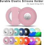 for Airtag Holder for Dog Collar, Cibaabo Silicone Air Tag Case Cover Compatible with Apple Airtags for 0.8-1.2inch Cat Pet Collar Harness Loop