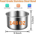 Elevated Dog Bowls for Large Dogs-[15.4-inch high],4.4L No Spill Dog Water Bowl, Adjustable Raised Bowls,Stainless Steel Water Bowl/Non-Slip/Water Dispenser