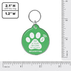 MYLUCKYTAG NFC & QR Code Smart Pet ID Tag Personalized Dog Cat Tag, Online Pet Profile, Pet Location Alert Email, Digital Pet Tag, Quiet Pet Tag, Durable Pet ID, Dog Collar Tag