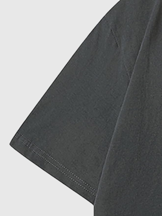 Verdusa Women's Lips Print Graphic Tees Y2k T Shirts Summer Crew Neck Vintage Going Out Tops