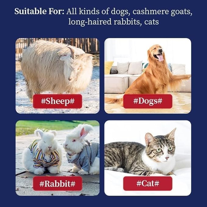 Electric Professional Dog Grooming Clippers, Powerful Sheep Shears Pet Grooming Clippers for Heavy Duty Hair,Horses Cat Farm Livestock Fur Carpet Trimmers Shaver for Thick Coats