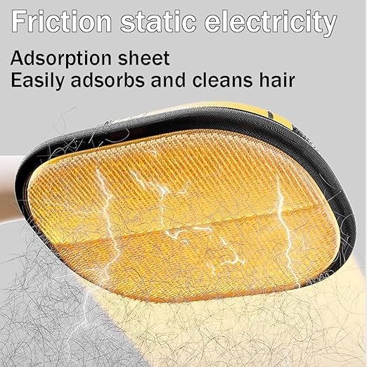 2Pcs Electrostatic Gloves Pet Hair Removal, 2025 Pet Hair RemoverGlove, Washable Reusable Dogs CatsHair Gloves for Furniture Bed Sheets Couch Clothes Carpet Car Seat